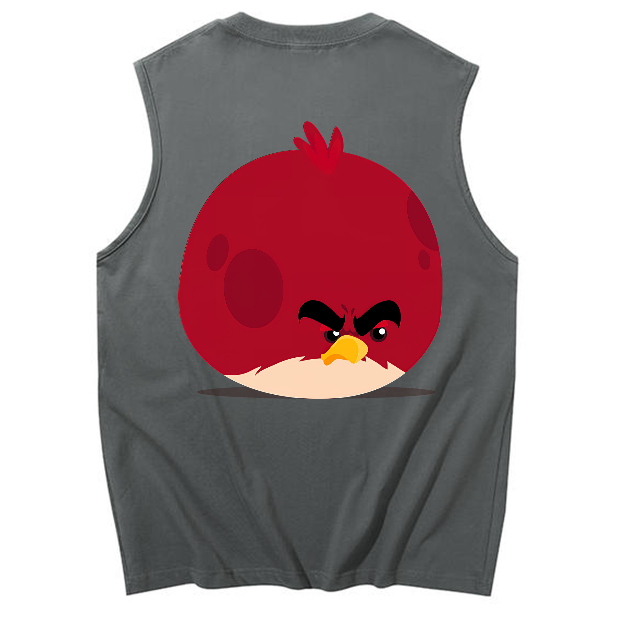 （画像用） Angry Birds アングリーバード コットン100％タンクトップ（背面プリント）